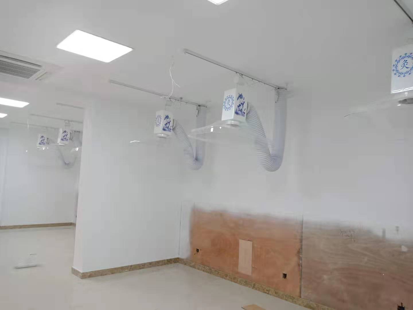寧波(華仔)專業(yè)艾灸排煙設(shè)備安裝完工