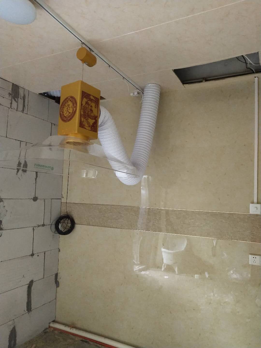 義烏(華仔)艾灸排煙系統(tǒng)安裝